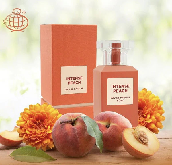Intense Peach by Fragrance World | Unisex Eau de Parfum (80ml)