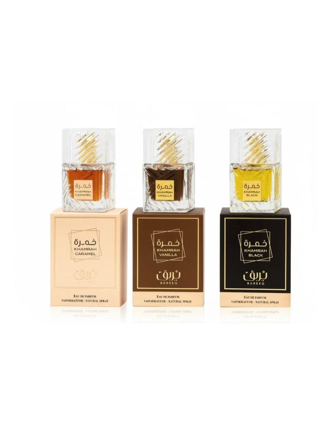 3x Mini Khamrah (jeweils 30ml) by Bareeq