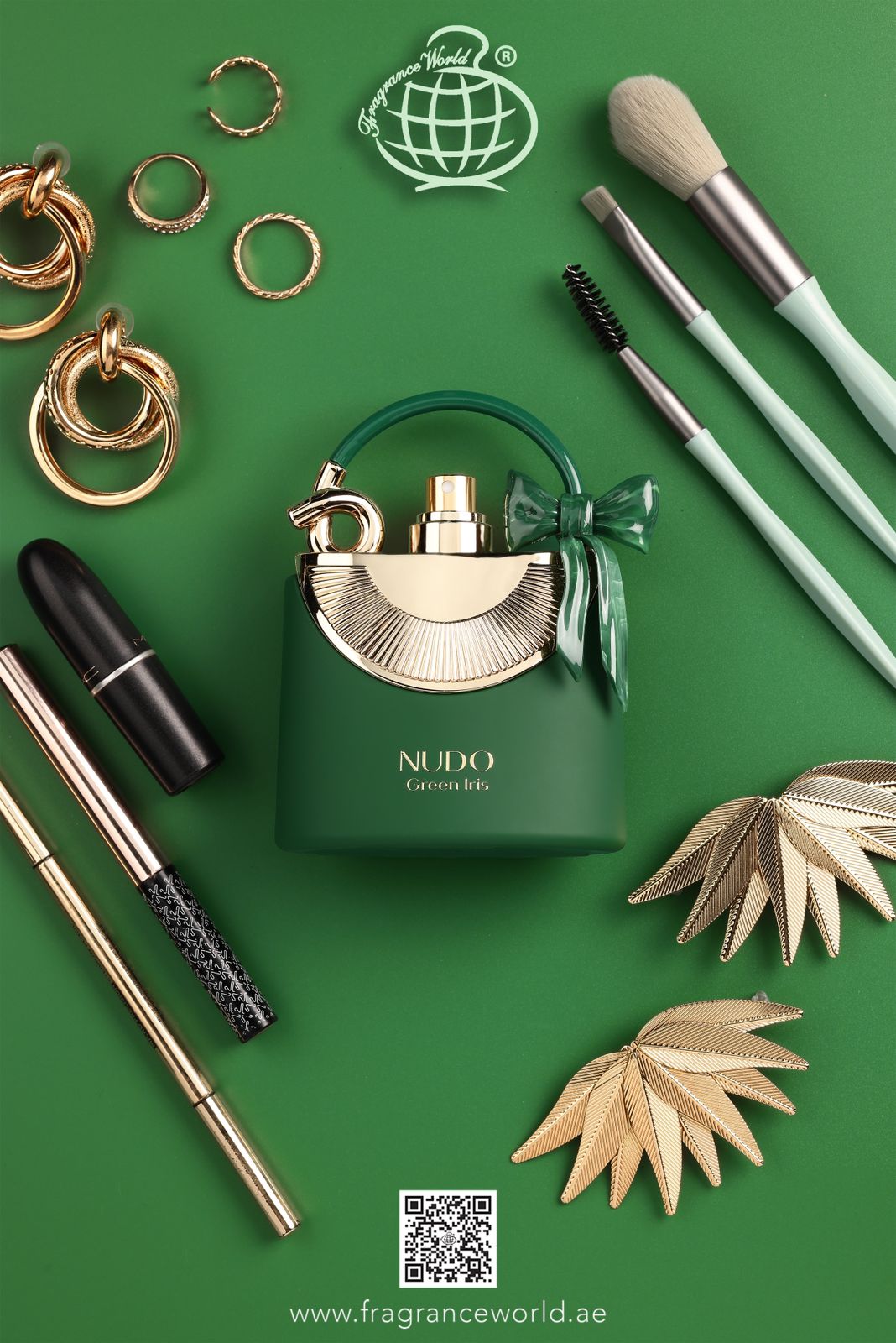 Nudo Green Iris by Fragrance World | Damen Eau de Parfum (100ml)